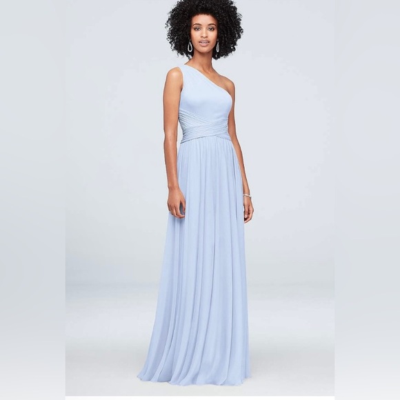 David's Bridal Dresses & Skirts - David’s bridal one shoulder bridesmaid formal dress